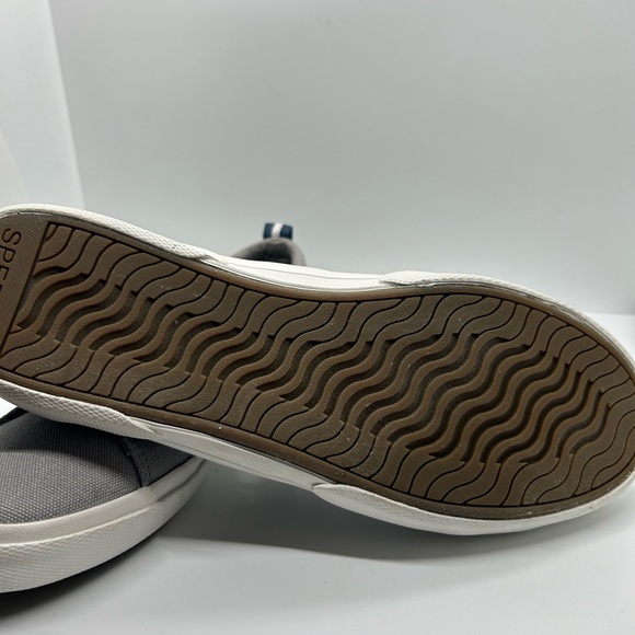 Sperry Top Sider Grey Slip On Canvas Casual - Picture 9 of 12